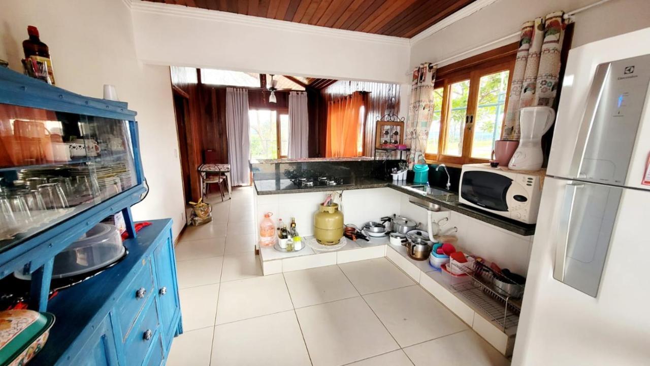 Casa Em Brotas Com Piscina E Churrasqueira Exterior foto